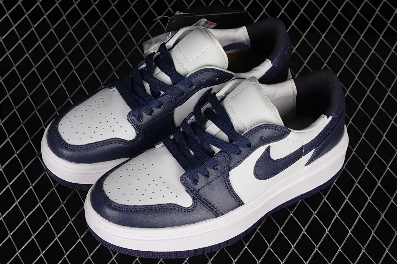 All categories Air Jordan Jordan series basketball shoes Air Jordan 1 Low Air Jordan 1 Elevate Low SE "Wolf Grey" Little AJ thick-soled retro basketball shoes DH7004-141